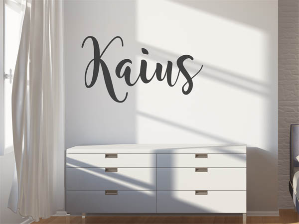 Wandtattoo Kaius in Handschrift