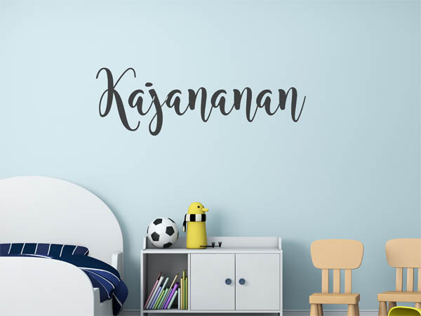 Wandtattoo Kajananan in Handschrift