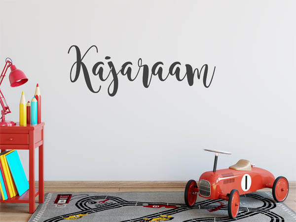 Wandtattoo Kajaraam in Handschrift
