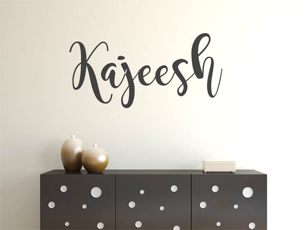 Wandtattoo Kajeesh in Handschrift