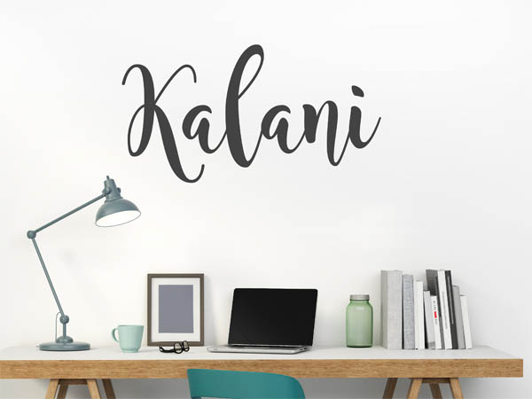 Wandtattoo Kalani in Handschrift
