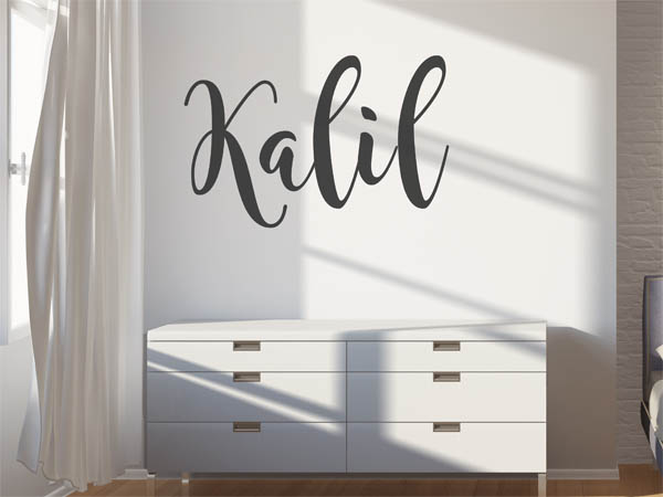 Wandtattoo Kalil in Handschrift