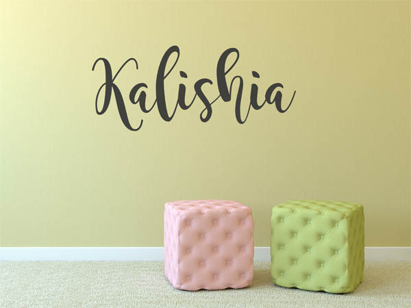 Wandtattoo Kalishia in Handschrift