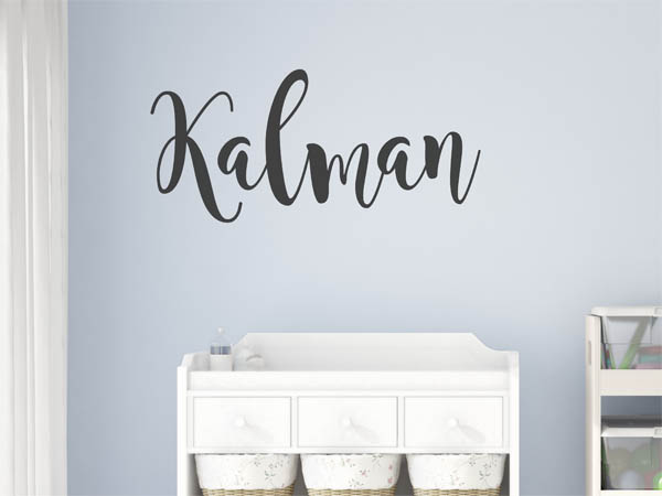 Wandtattoo Kalman in Handschrift