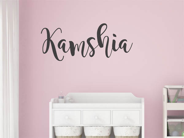 Wandtattoo Kamshia in Handschrift