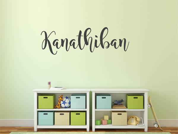 Wandtattoo Kanathiban in Handschrift