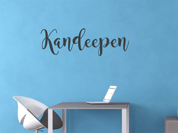 Wandtattoo Kandeepen in Handschrift