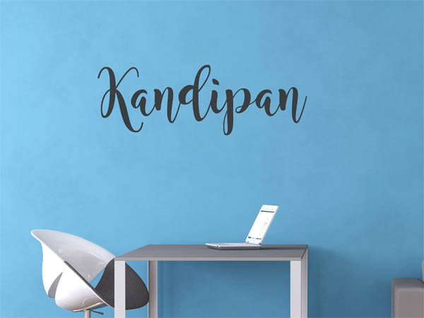Wandtattoo Kandipan in Handschrift