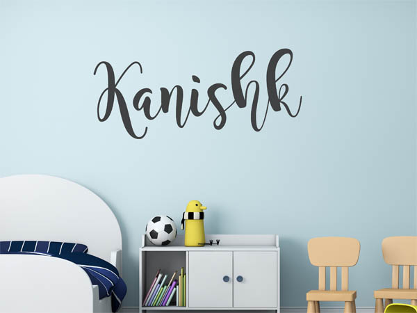 Wandtattoo Kanishk in Handschrift