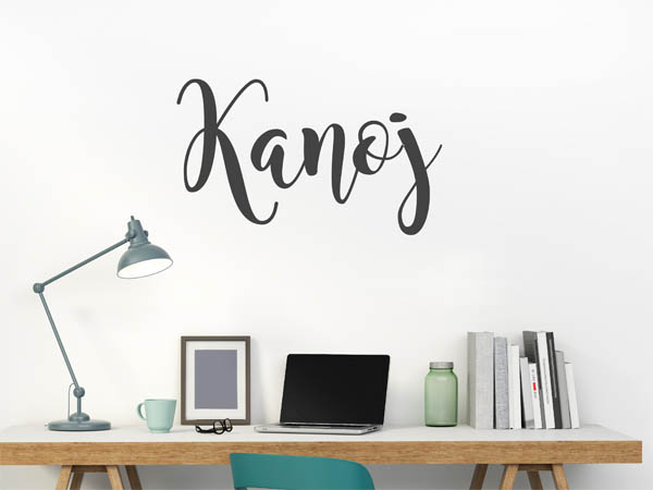 Wandtattoo Kanoj in Handschrift