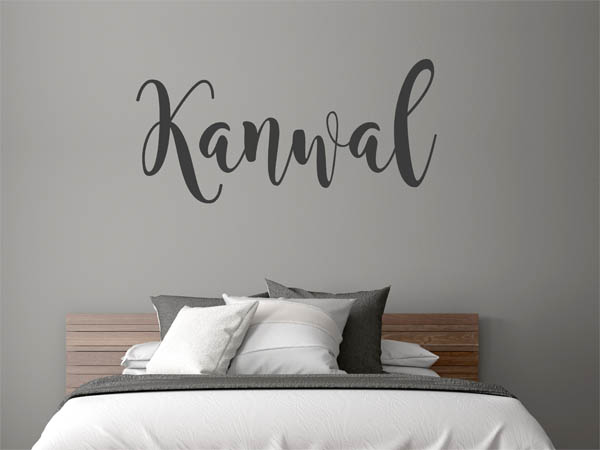 Wandtattoo Kanwal in Handschrift