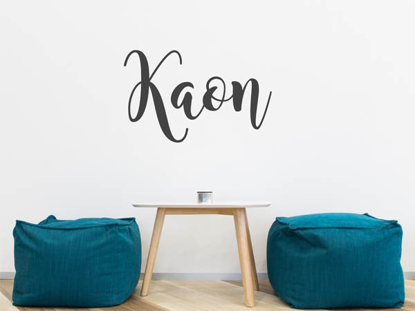 Wandtattoo Kaon in Handschrift