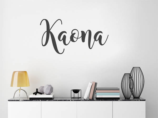 Wandtattoo Kaona in Handschrift