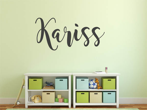 Wandtattoo Kariss in Handschrift