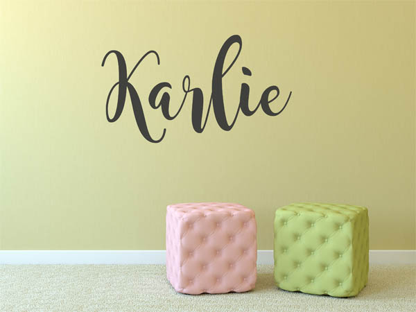 Wandtattoo Karlie in Handschrift