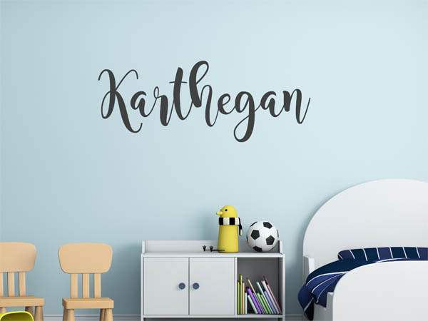 Wandtattoo Karthegan in Handschrift