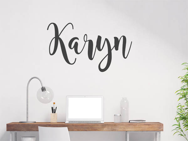 Wandtattoo Karyn in Handschrift