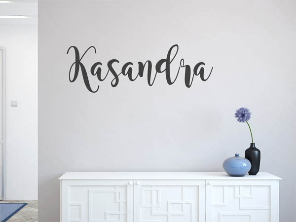 Wandtattoo Kasandra in Handschrift