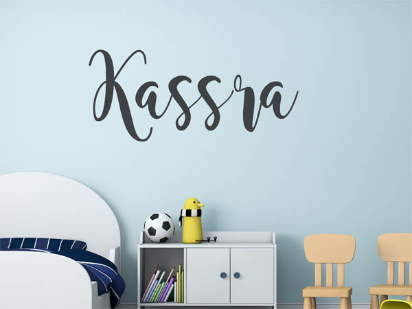 Wandtattoo Kassra in Handschrift