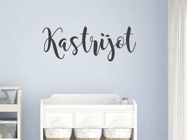 Wandtattoo Kastrijot in Handschrift