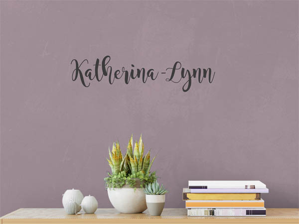 Wandtattoo Katherina-Lynn in Handschrift