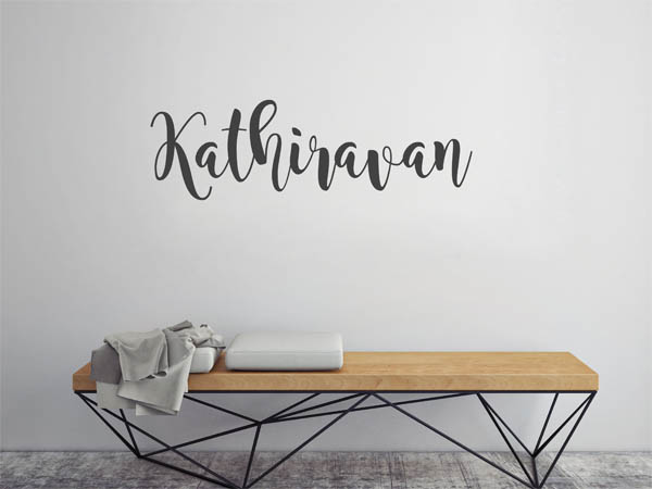 Wandtattoo Kathiravan in Handschrift