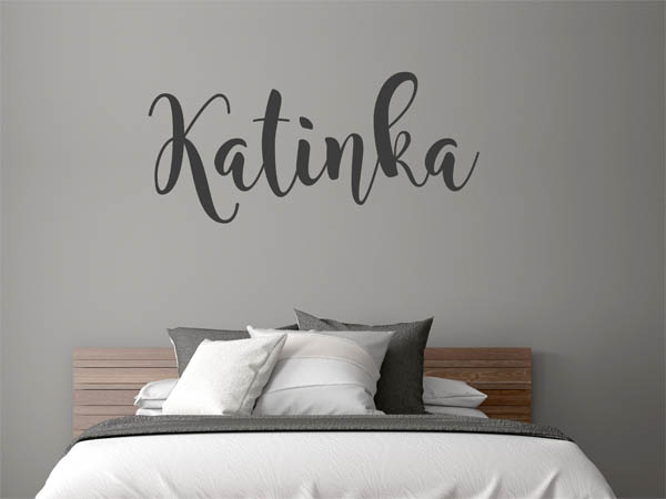Wandtattoo Katinka in Handschrift