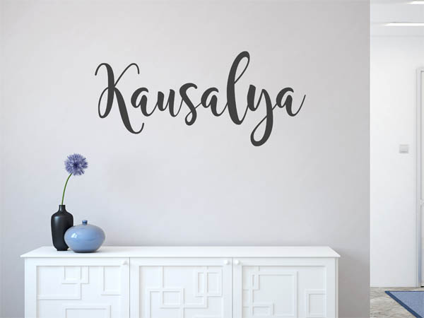 Wandtattoo Kausalya in Handschrift