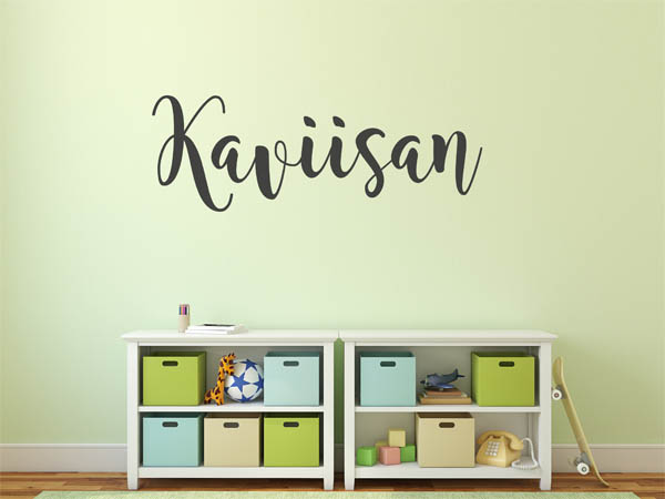Wandtattoo Kaviisan in Handschrift