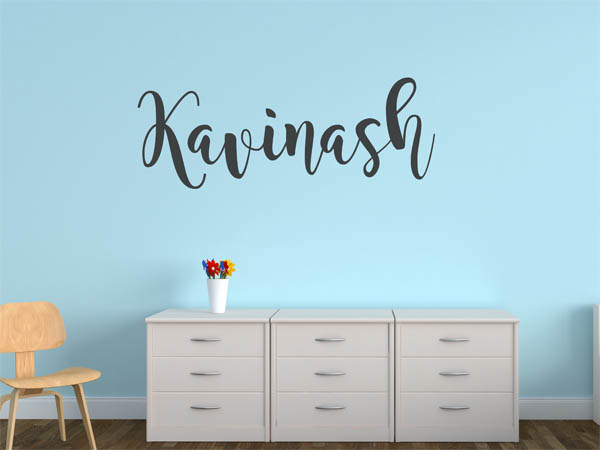 Wandtattoo Kavinash in Handschrift