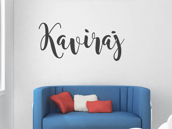 Wandtattoo Kaviraj in Handschrift