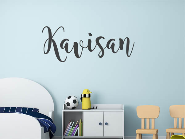 Wandtattoo Kavisan in Handschrift