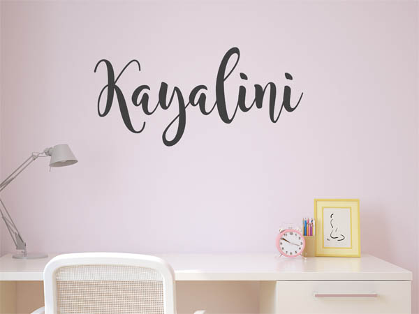 Wandtattoo Kayalini in Handschrift