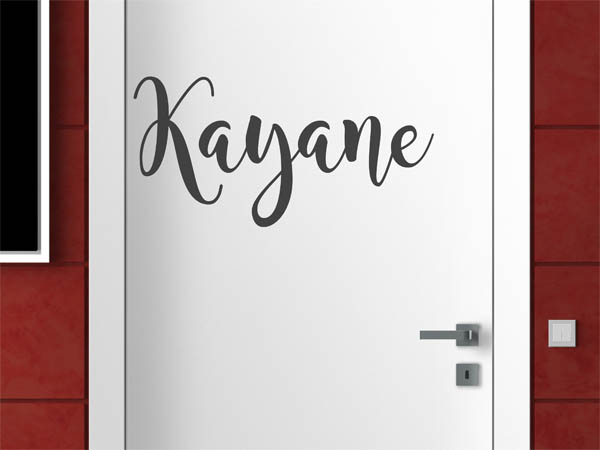 Wandtattoo Kayane in Handschrift