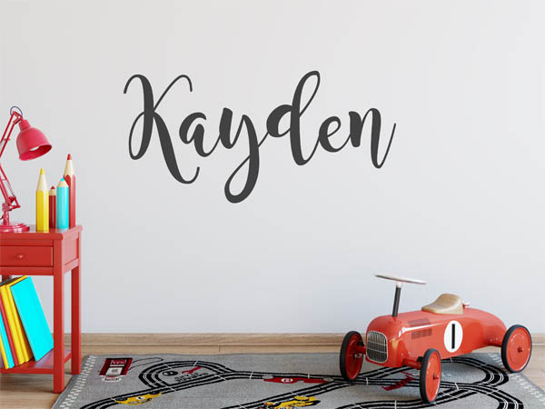 Wandtattoo Kayden in Handschrift