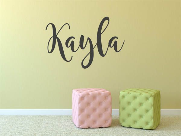 Wandtattoo Kayla in Handschrift