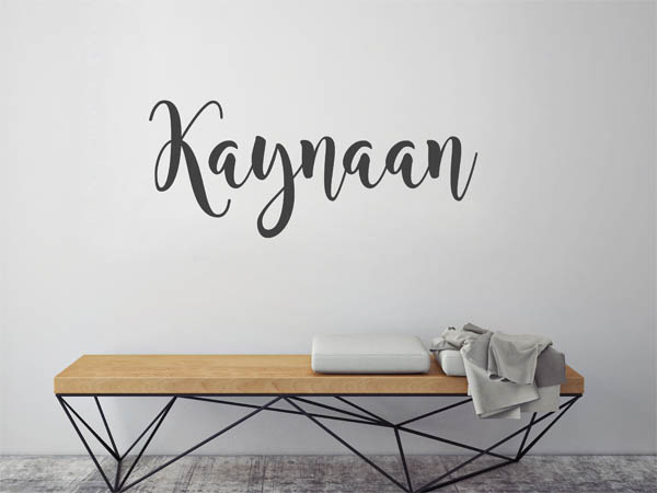 Wandtattoo Kaynaan in Handschrift