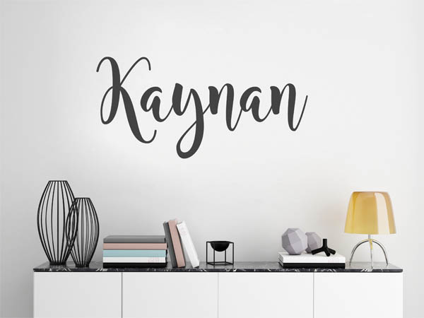 Wandtattoo Kaynan in Handschrift