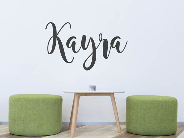 Wandtattoo Kayra in Handschrift