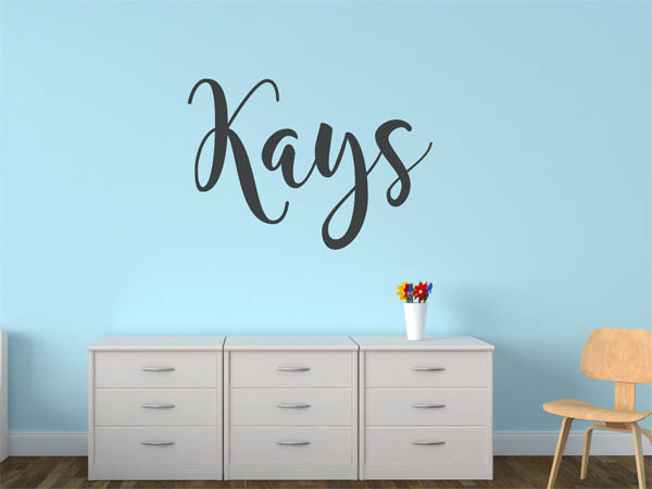 Wandtattoo Kays in Handschrift