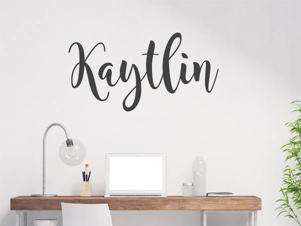 Wandtattoo Kaytlin in Handschrift