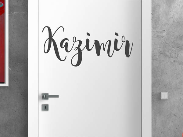 Wandtattoo Kazimir in Handschrift