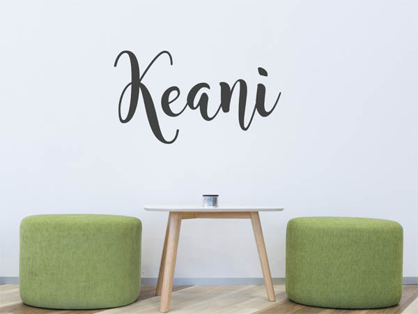 Wandtattoo Keani in Handschrift
