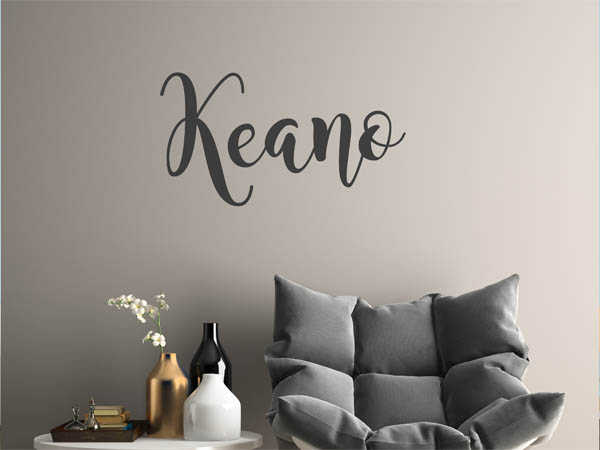 Wandtattoo Keano in Handschrift