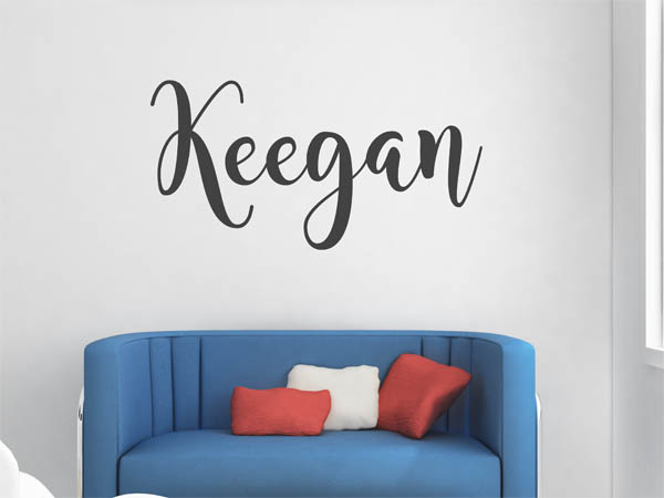 Wandtattoo Keegan in Handschrift