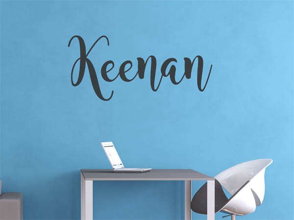 Wandtattoo Keenan in Handschrift