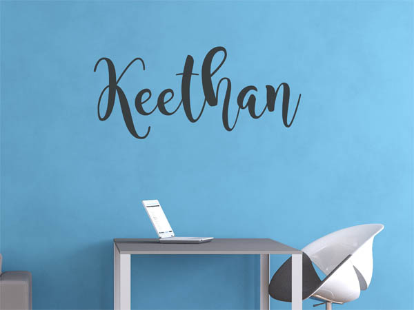 Wandtattoo Keethan in Handschrift