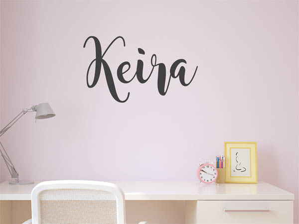 Wandtattoo Keira in Handschrift