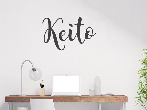 Wandtattoo Keito in Handschrift