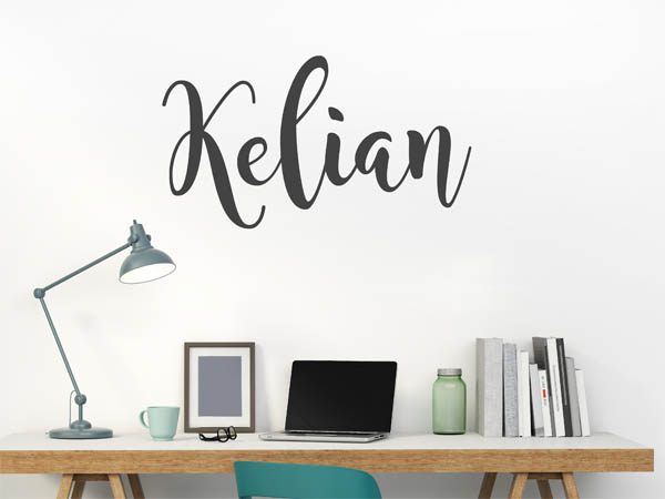 Wandtattoo Kelian in Handschrift